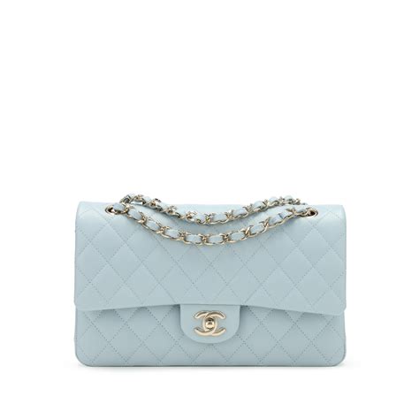 chanel classic flap blue|chanel classic flap 2022.